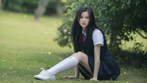 jk学妹~萤火虫特效超唯美~