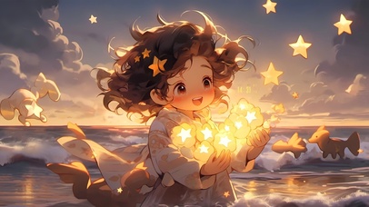 手捧星辰女孩 4K