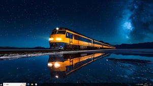 星空下的火车