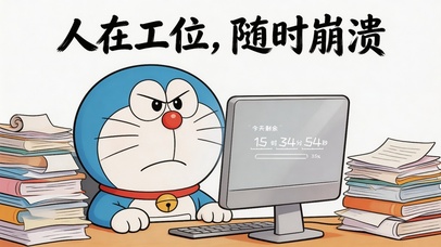 人在工位，随身奔溃