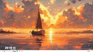 彩霞满天