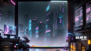 赛博朋克游戏风