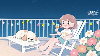悠闲的夏夜