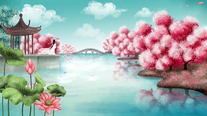 十里桃花天仙子