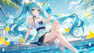 凉爽的初音未来