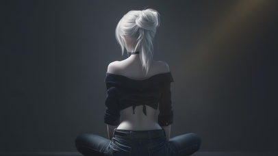 小清新性感治愈女孩