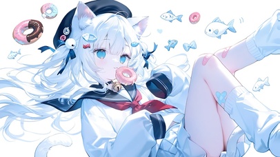 治愈甜美二次元动漫少女可爱萝莉