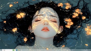 水中治愈美女
