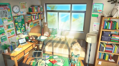 温暖的阳光 卧室学习房间