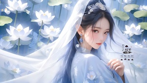 青衣采荷女孩