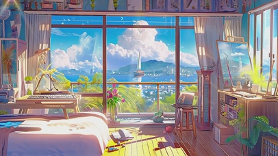 海边的温馨房间