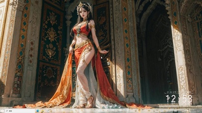 4k西域舞娘的美少女