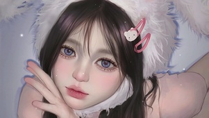 4K蓝瞳少女
