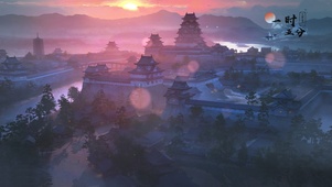 5K唯美日式古城堡城楼