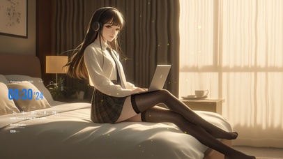 每一丝灵动都在撩动着寂静的时光