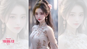 4K古风旗袍Ai美女
