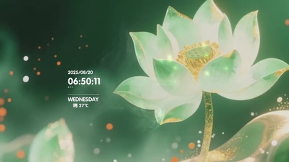 好运莲莲动态桌面