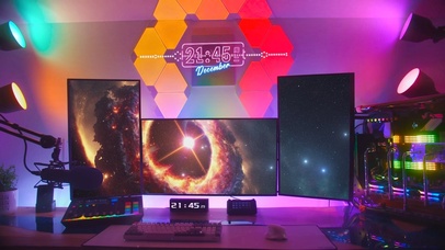 炫酷霓虹电竞房间