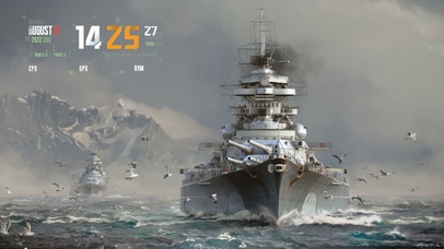 来势凶凶的战舰