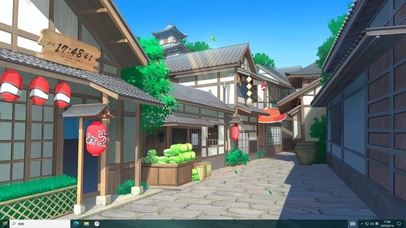 古风小街主题壁纸