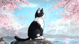 樱花小猫