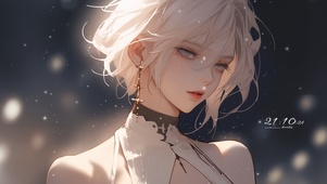 纯欲短发女孩