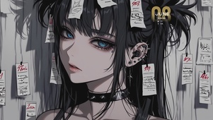 暗黑系动漫美女