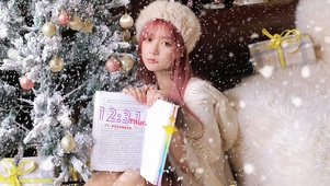 冬天清纯美少女