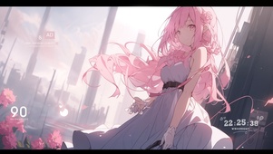 粉红少女