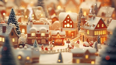 圣诞氛围·温馨小镇