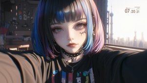 短发萝莉少女