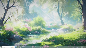 花涧朝晖-桌面主题