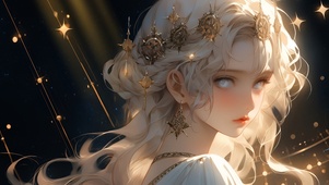 金发星星公主