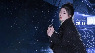 唯美冬季小姐姐