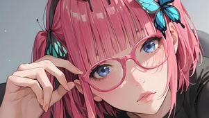 眼镜美女
