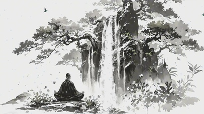 禅意水墨壁纸
