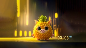 菠萝版十二生肖之生肖猪 4K