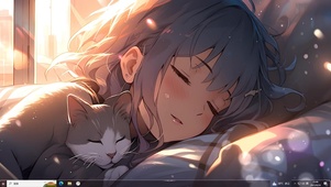 治愈少女和猫