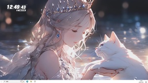 少女与猫咪