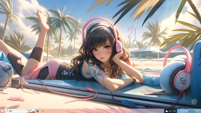 海边度假清纯阿狸