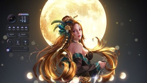 古风厚涂美少女