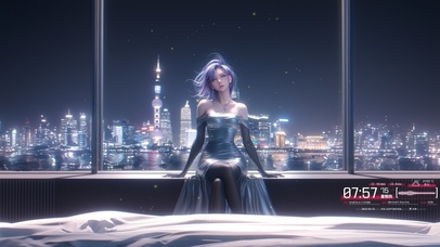 仿佛时间都为她停滞了片刻