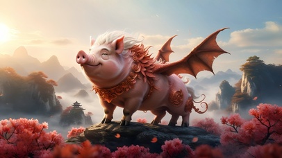 AI神兽之乐观五腿飞天猪