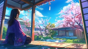 院内赏樱