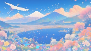治愈清新海边梦幻唯美风景