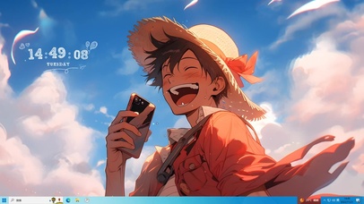 开怀大笑的路飞