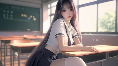 可爱清纯校园学妹