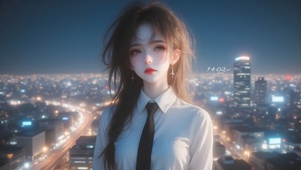 唯美城市女孩