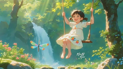 小清新森系女孩