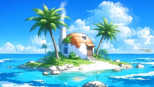 龟仙小屋（无人物）